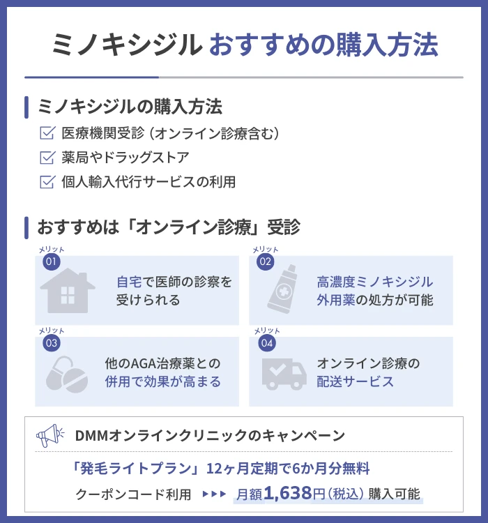 ミノキシジルはどうやって買える？価格が安いおすすめの購入方法を調査
